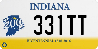 IN license plate 331TT