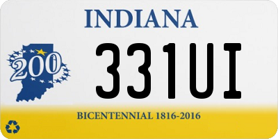 IN license plate 331UI