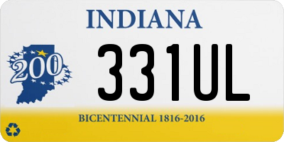 IN license plate 331UL