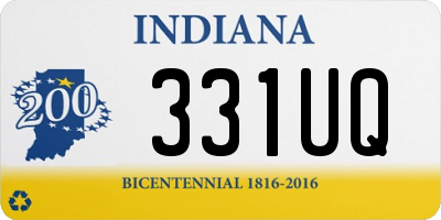 IN license plate 331UQ