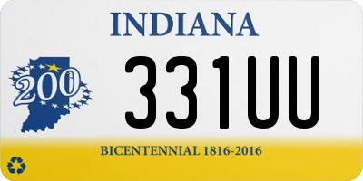 IN license plate 331UU