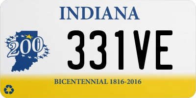 IN license plate 331VE