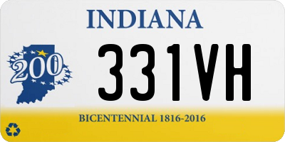 IN license plate 331VH