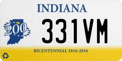 IN license plate 331VM