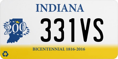 IN license plate 331VS