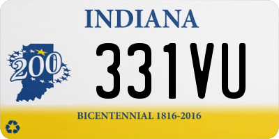 IN license plate 331VU