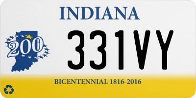 IN license plate 331VY