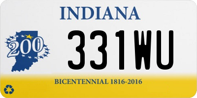 IN license plate 331WU