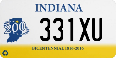 IN license plate 331XU