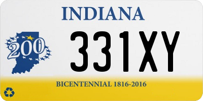 IN license plate 331XY