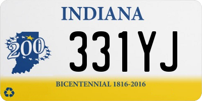 IN license plate 331YJ