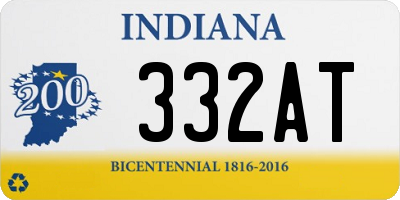 IN license plate 332AT