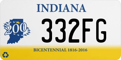 IN license plate 332FG