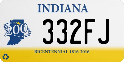 IN license plate 332FJ