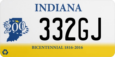 IN license plate 332GJ