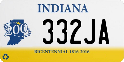 IN license plate 332JA