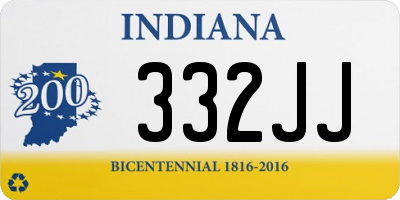 IN license plate 332JJ