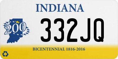 IN license plate 332JQ