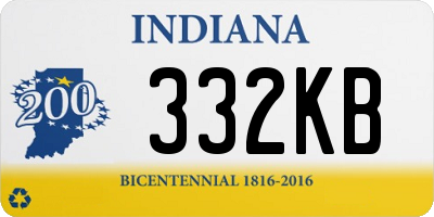 IN license plate 332KB