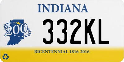 IN license plate 332KL