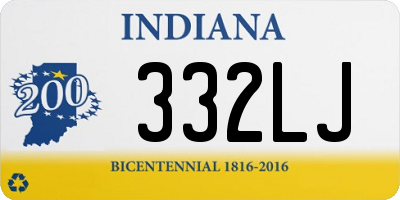 IN license plate 332LJ