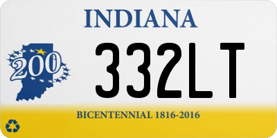 IN license plate 332LT