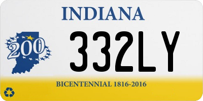 IN license plate 332LY