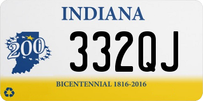 IN license plate 332QJ