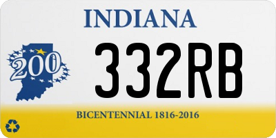 IN license plate 332RB