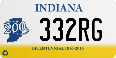 IN license plate 332RG