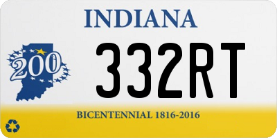 IN license plate 332RT