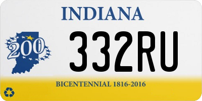 IN license plate 332RU