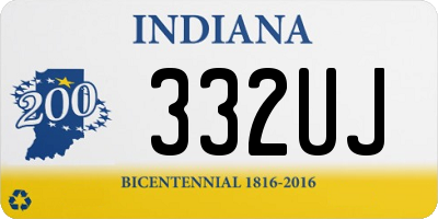 IN license plate 332UJ