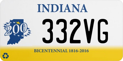 IN license plate 332VG