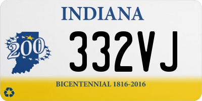 IN license plate 332VJ