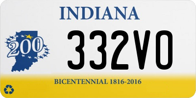 IN license plate 332VO