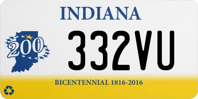 IN license plate 332VU