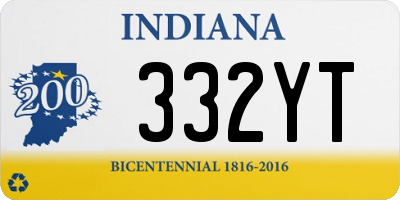 IN license plate 332YT