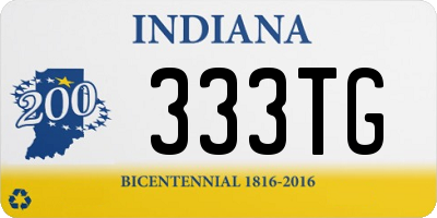 IN license plate 333TG