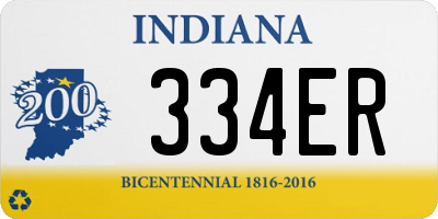 IN license plate 334ER