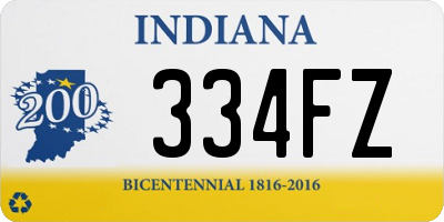 IN license plate 334FZ