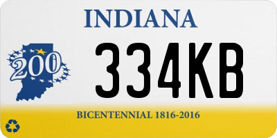 IN license plate 334KB