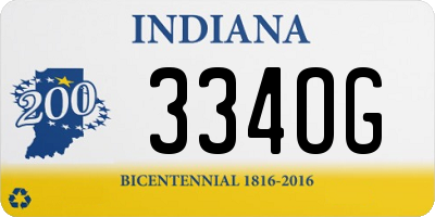 IN license plate 334OG