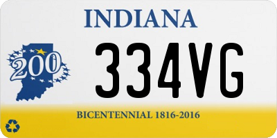 IN license plate 334VG