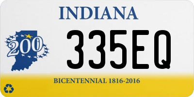 IN license plate 335EQ