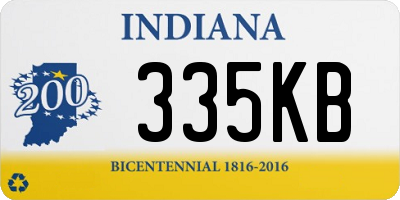 IN license plate 335KB