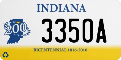 IN license plate 335OA