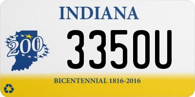 IN license plate 335OU