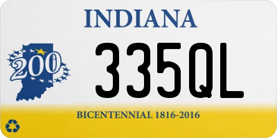 IN license plate 335QL