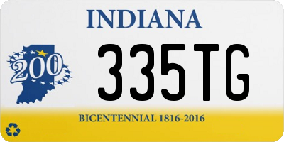 IN license plate 335TG